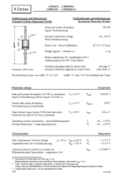 Datasheet 1.5KE7.5A manufacturer Diotec